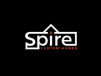 Spire Custom Homes logo design by scriotx