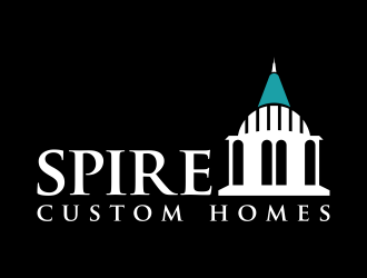 Spire Custom Homes logo design by Renaker