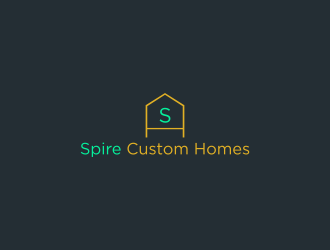 Spire Custom Homes logo design by luckyprasetyo