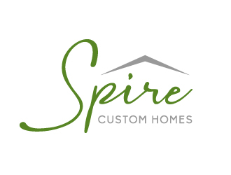 Spire Custom Homes logo design by akilis13