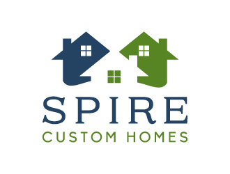 Spire Custom Homes logo design by akilis13