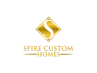 Spire Custom Homes logo design by Walv