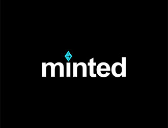 Minted logo design by enzidesign