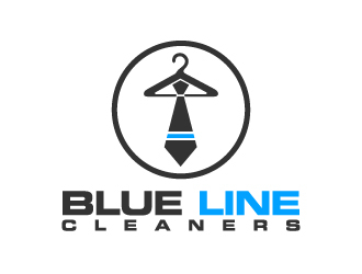 BLUE LINE CLEANERS logo design by pambudi