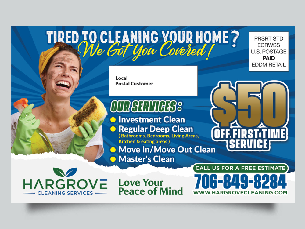 Hargrove Cleaning Services logo design by Realistis