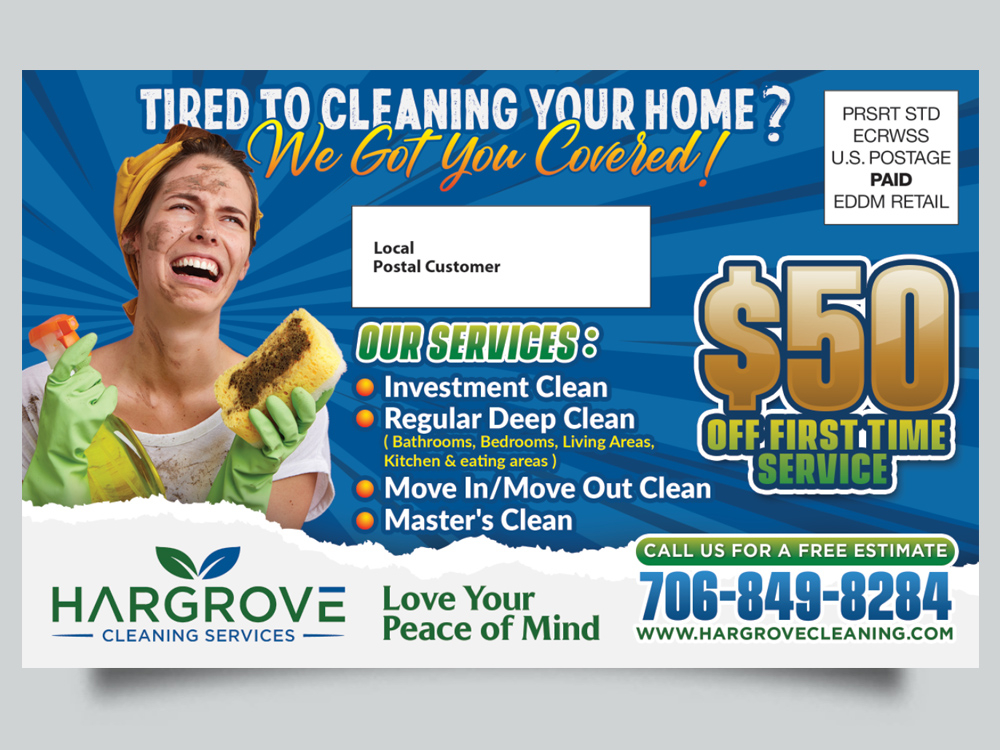 Hargrove Cleaning Services logo design by Realistis