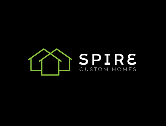 Spire Custom Homes logo design by pradikas31