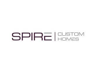 Spire Custom Homes logo design by Barkah