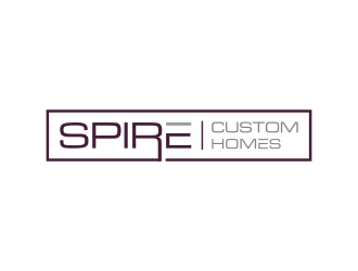 Spire Custom Homes logo design by Barkah