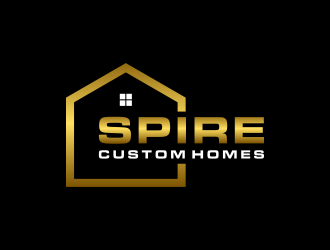 Spire Custom Homes logo design by dodihanz