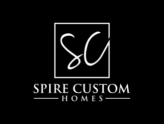 Spire Custom Homes logo design by mukleyRx