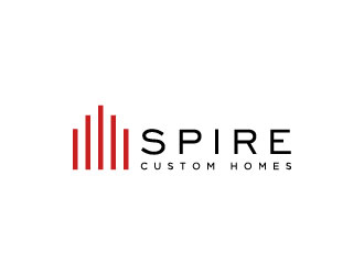 Spire Custom Homes logo design by CreativeKiller