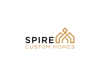 Spire Custom Homes logo design by hashirama