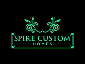 Spire Custom Homes logo design by Renaker