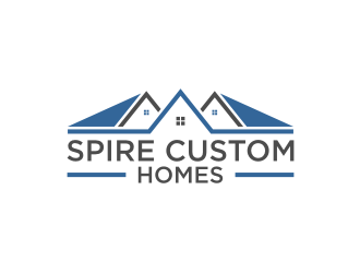 Spire Custom Homes logo design by vostre