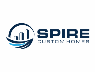 Spire Custom Homes logo design by azizah