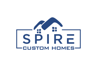 Spire Custom Homes logo design by M J