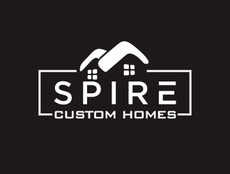 Spire Custom Homes logo design by M J