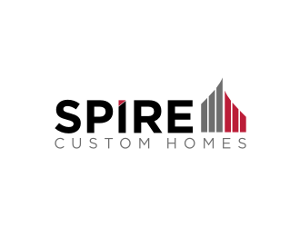 Spire Custom Homes logo design by sodimejo