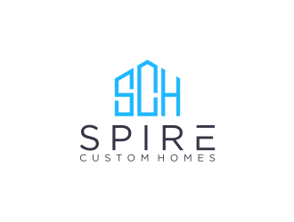 Spire Custom Homes logo design by uptogood