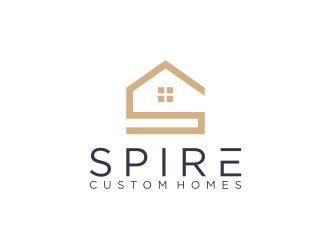 Spire Custom Homes logo design by uptogood