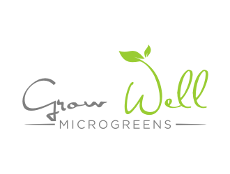 Grow Well Microgreens logo design by vostre