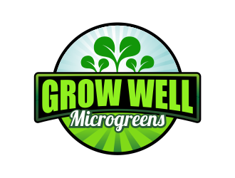 Grow Well Microgreens logo design by Girly