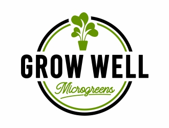 Grow Well Microgreens logo design by Mardhi