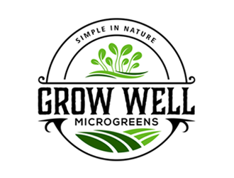 Grow Well Microgreens logo design by ingepro