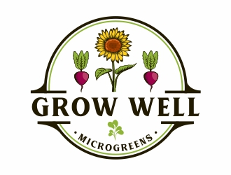 Grow Well Microgreens logo design by Mardhi