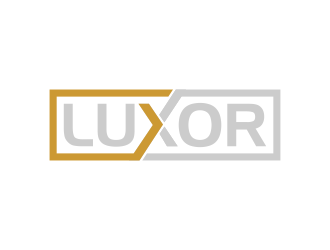 LUXOR logo design by glasslogo