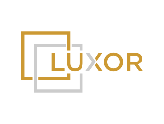 LUXOR logo design by glasslogo