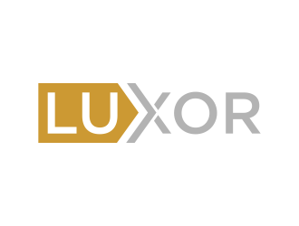 LUXOR logo design by glasslogo