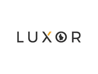 LUXOR logo design by logogeek