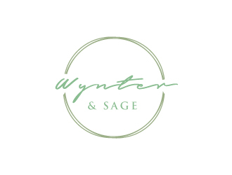 Wynter & Sage logo design by logogeek