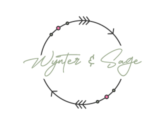 Wynter & Sage logo design by wongndeso