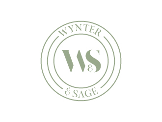 Wynter & Sage logo design by wongndeso