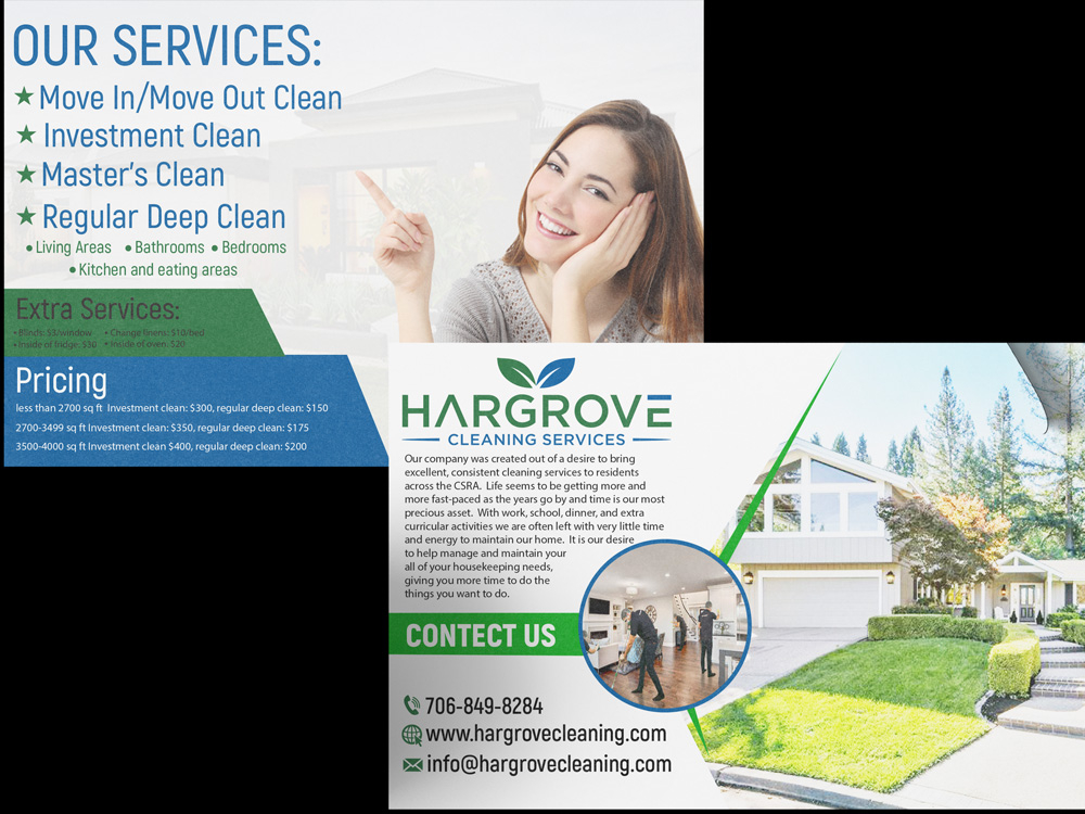 Hargrove Cleaning Services logo design by grea8design