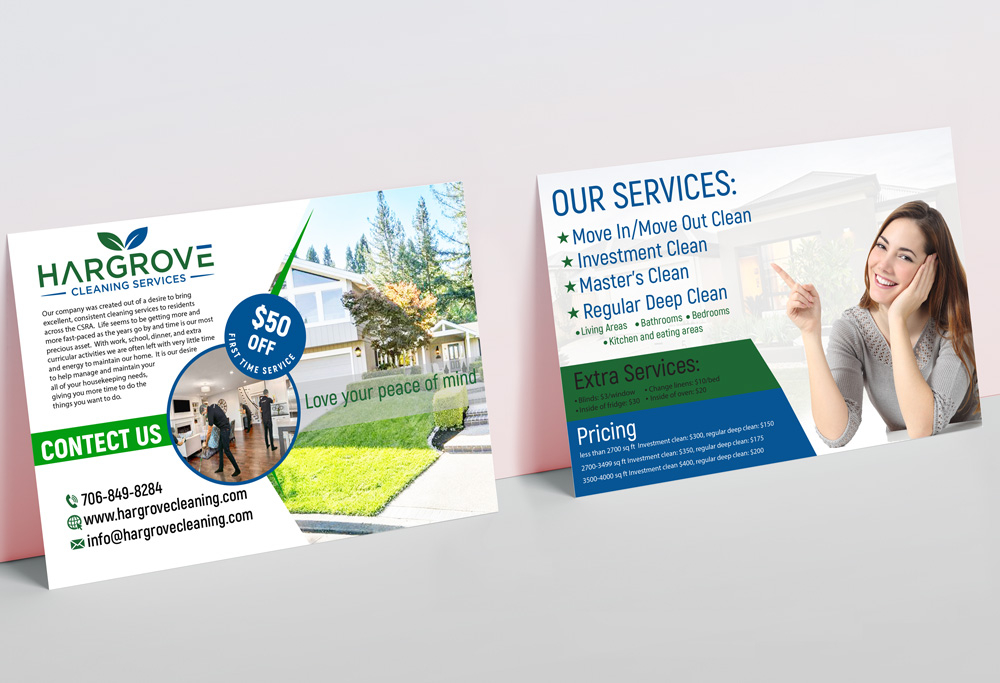 Hargrove Cleaning Services logo design by grea8design