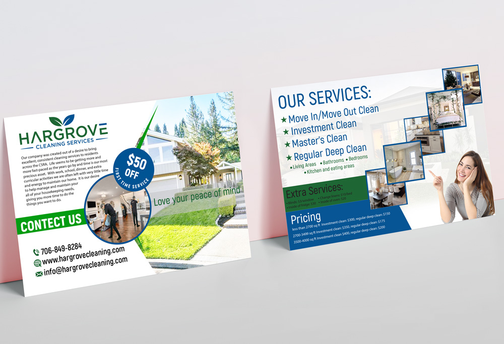 Hargrove Cleaning Services logo design by grea8design