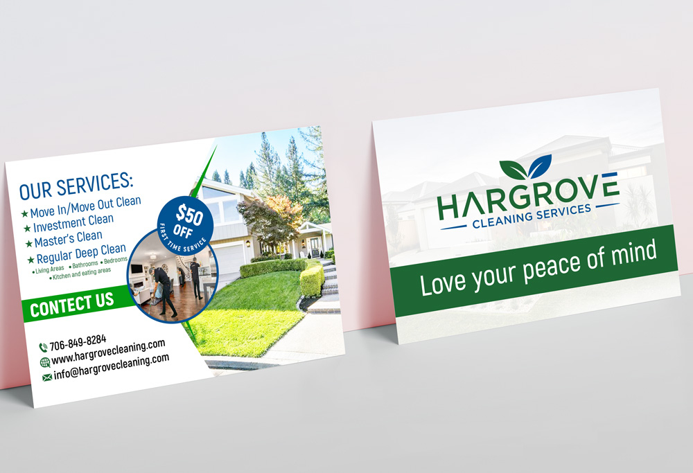 Hargrove Cleaning Services logo design by grea8design