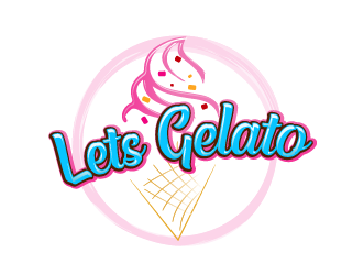 Lets Gelato logo design by axel182