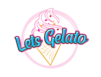 Lets Gelato logo design by axel182