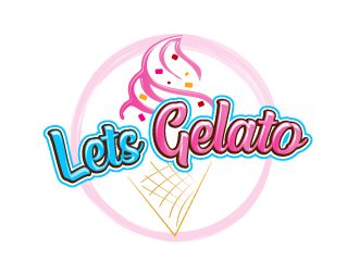 Lets Gelato logo design by axel182