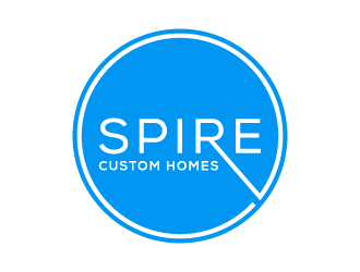 Spire Custom Homes logo design by BrainStorming