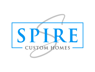 Spire Custom Homes logo design by BrainStorming