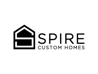 Spire Custom Homes logo design by BrainStorming