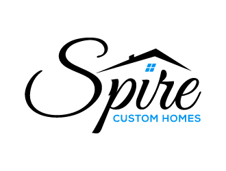 Spire Custom Homes logo design by BrainStorming