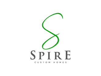 Spire Custom Homes logo design by WRDY