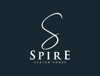 Spire Custom Homes logo design by WRDY